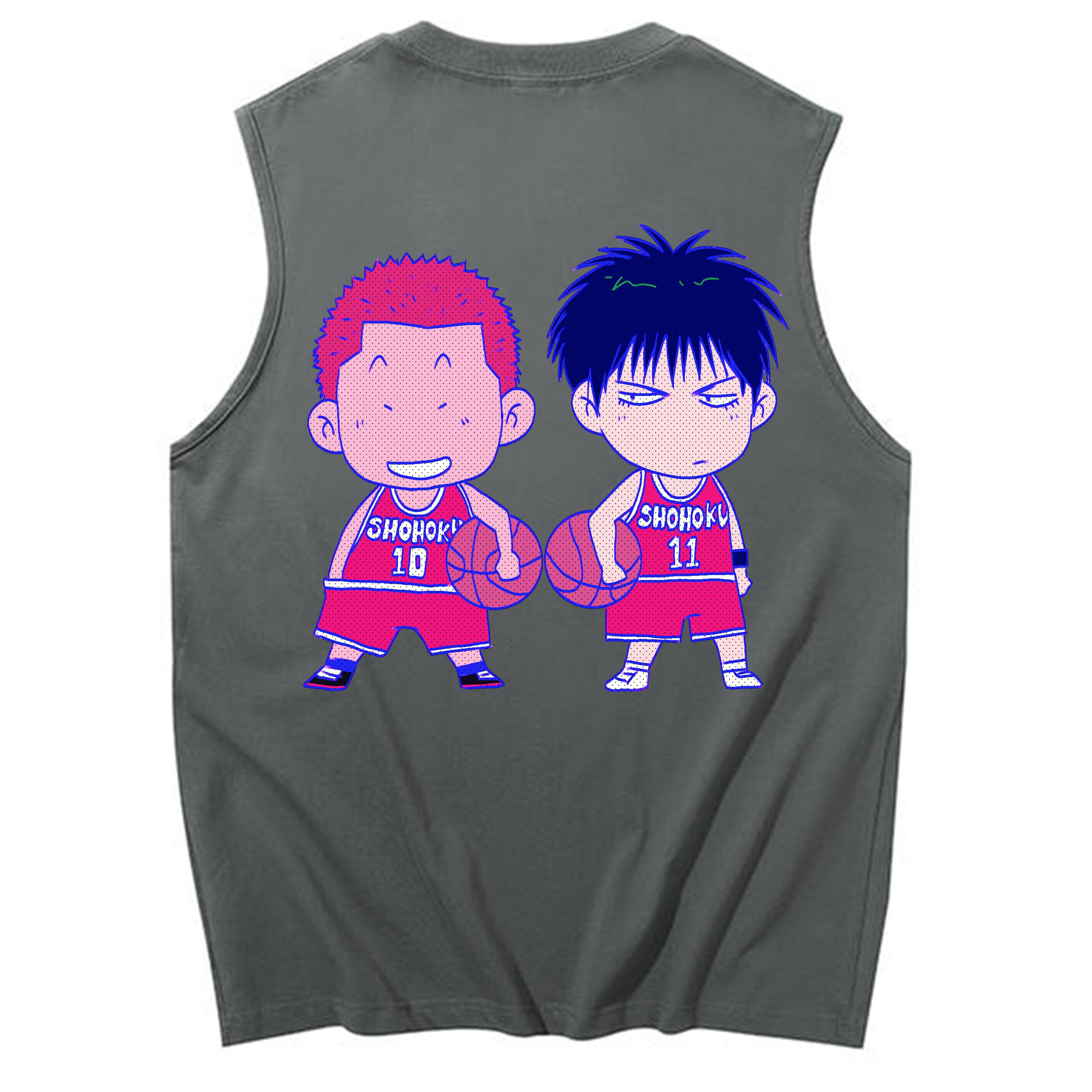 （画像用） SLAM DUNK／スラムダンク コットン100％タンクトップ（背面プリント）
